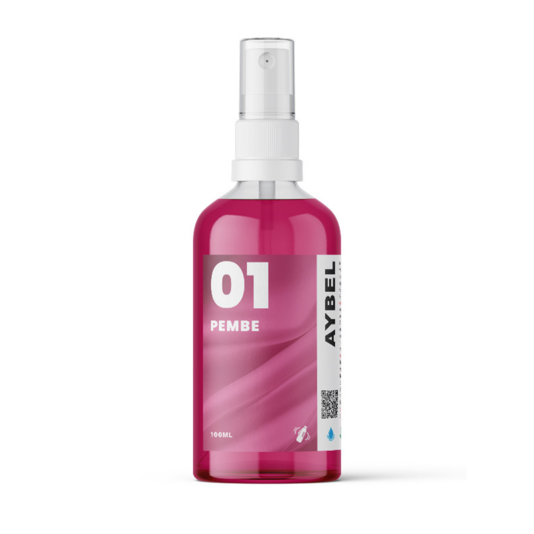 Rózsaszín textilfesték spray