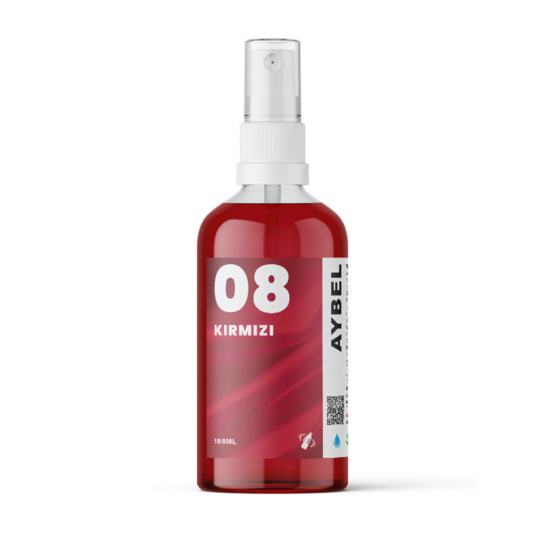Rubinvörös textilfesték spray
