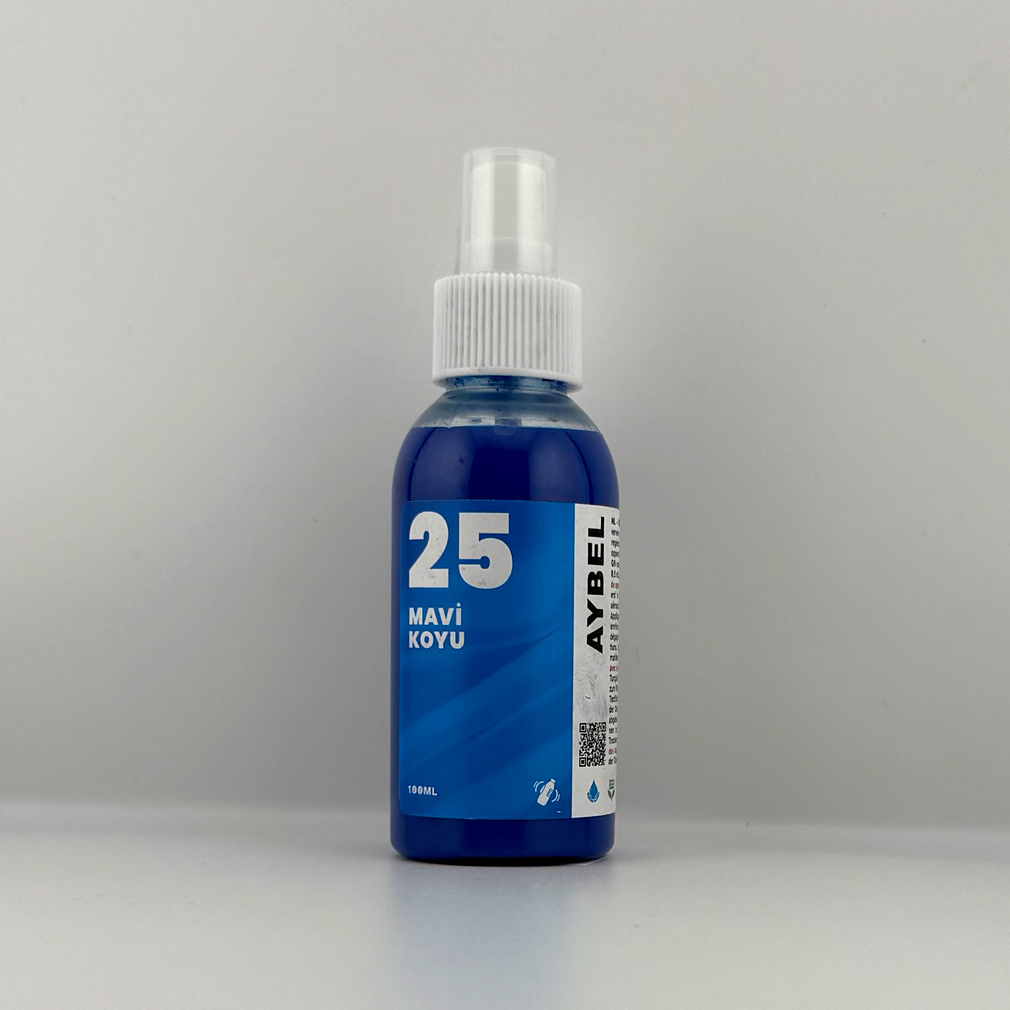 Spray de tinta para tecido azul celeste