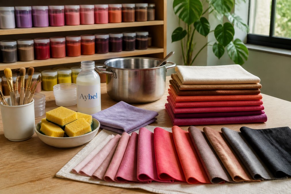 Come abbinare i colori delle tinture per tessuti
