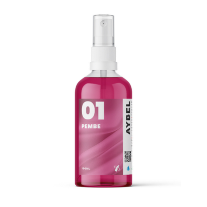 Rózsaszín textilfesték spray
