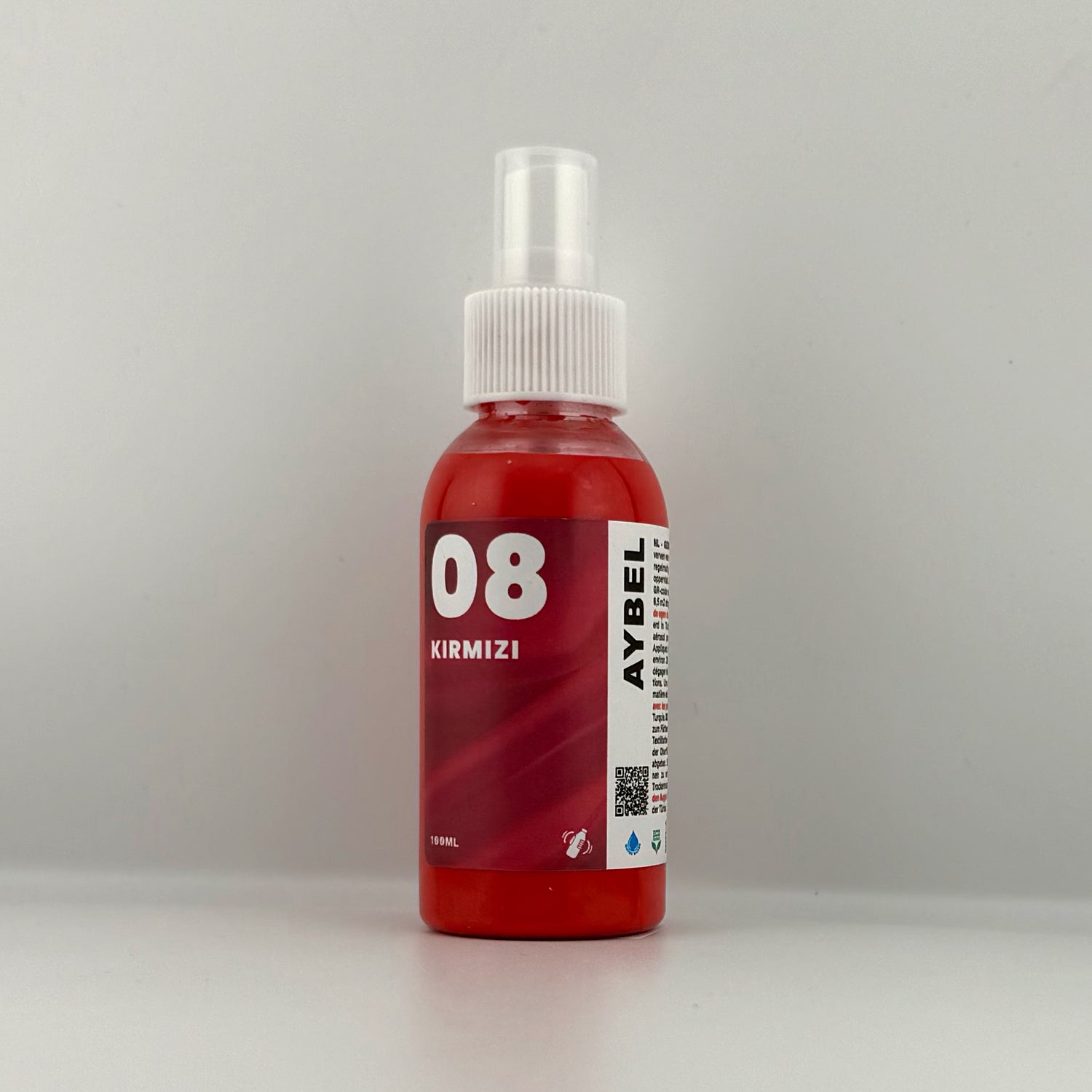 Rubinvörös textilfesték spray