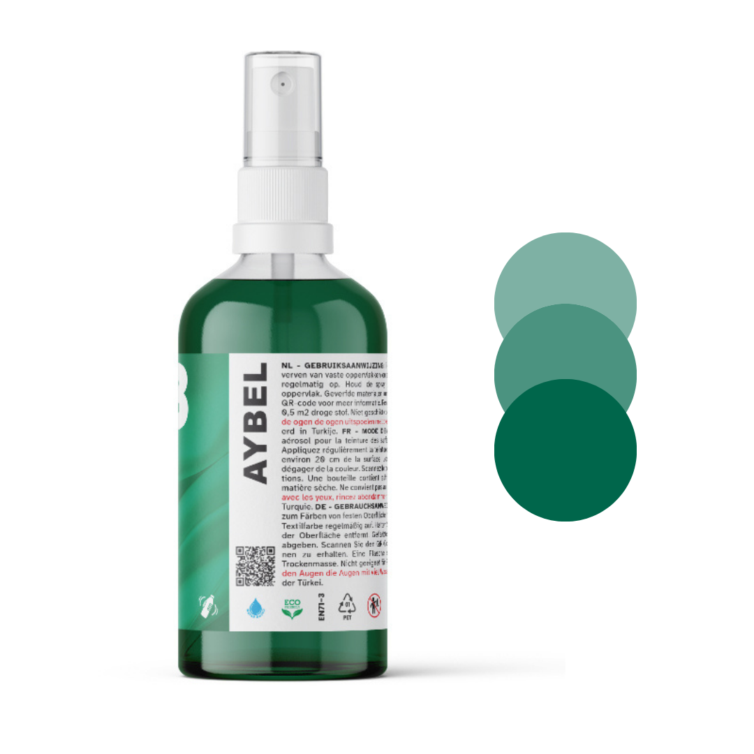 Spray Tintura per tessuti Verde Erba